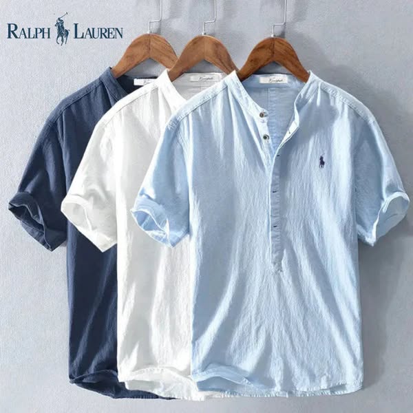Herren-Henley-Shirt aus Leinen – Zeitlose Eleganz & maximaler Komfort