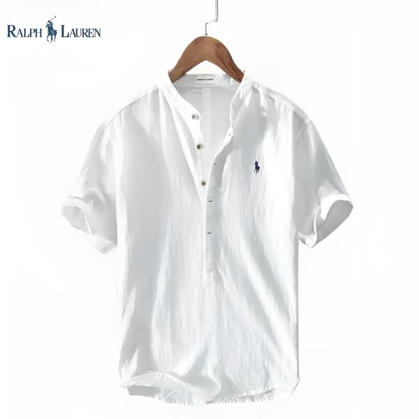 Herren-Henley-Shirt aus Leinen – Zeitlose Eleganz & maximaler Komfort