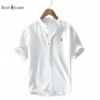 Herren-Henley-Shirt aus Leinen – Zeitlose Eleganz & maximaler Komfort