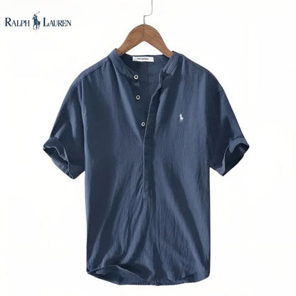 Herren-Henley-Shirt aus Leinen – Zeitlose Eleganz & maximaler Komfort
