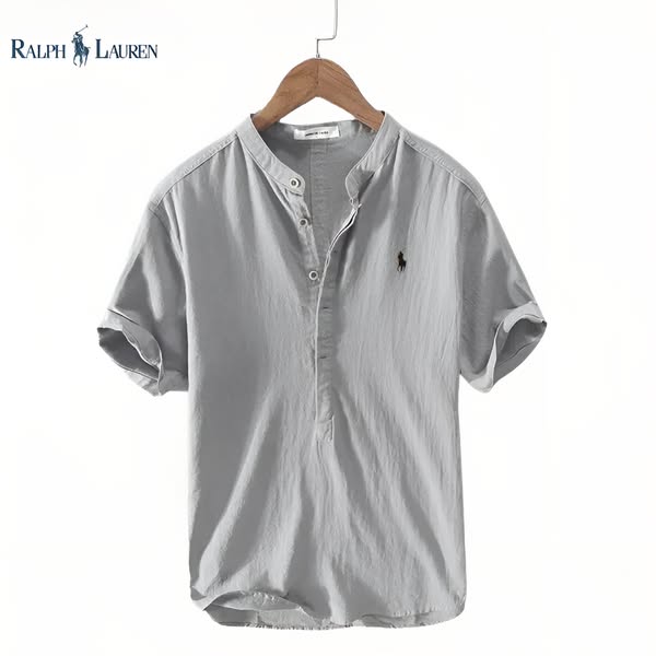 Herren-Henley-Shirt aus Leinen – Zeitlose Eleganz & maximaler Komfort