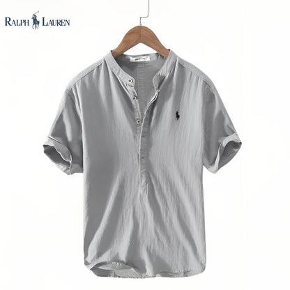 Herren-Henley-Shirt aus Leinen – Zeitlose Eleganz & maximaler Komfort