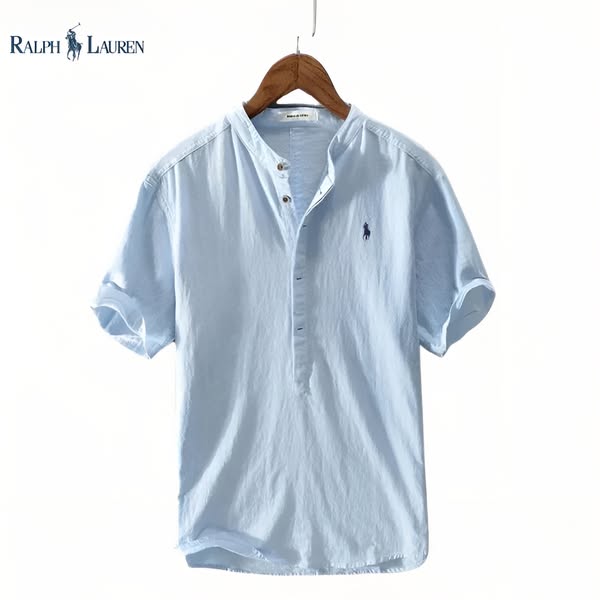 Herren-Henley-Shirt aus Leinen – Zeitlose Eleganz & maximaler Komfort