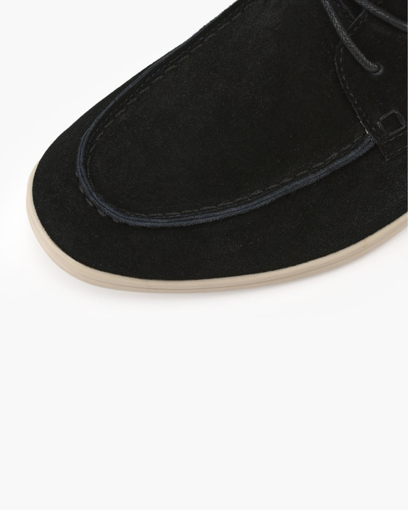 Premium-Wildlederschnürschuhe
