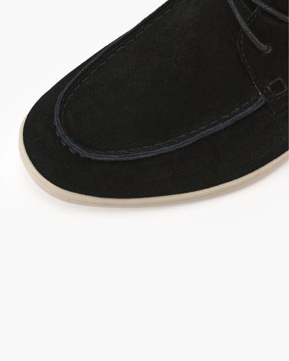 Premium-Wildlederschnürschuhe