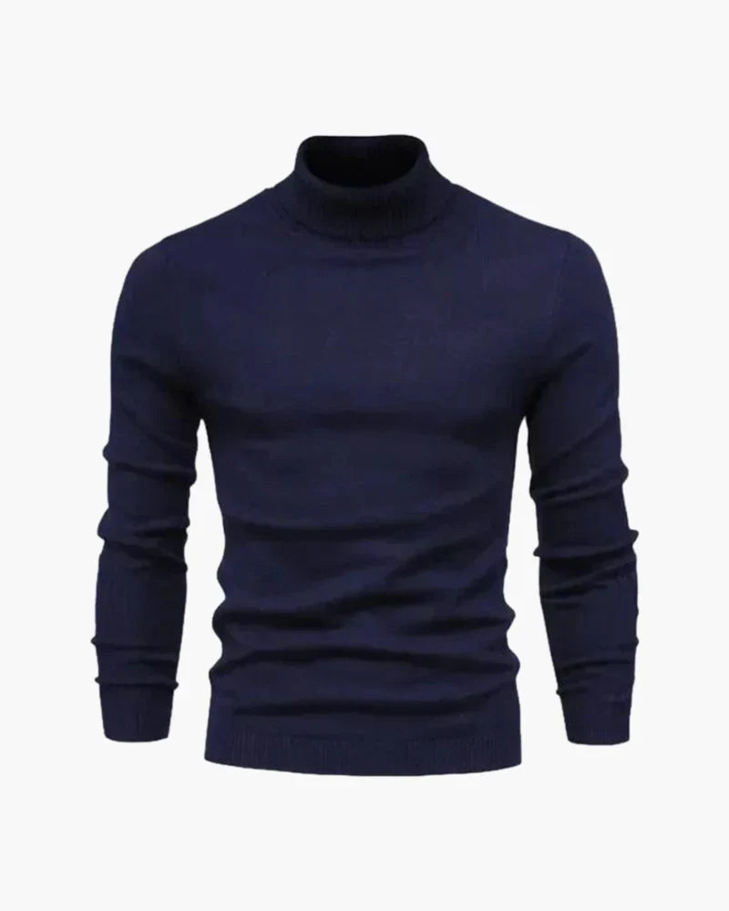 JANGSAN Rollkragenpullover aus Merinowolle