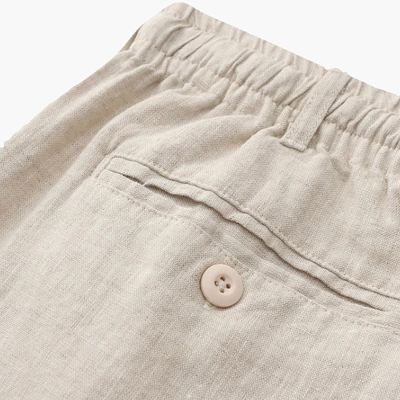 COMO Leinen-Shorts