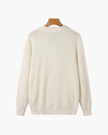 GONGJU Reißverschluss-Pullover