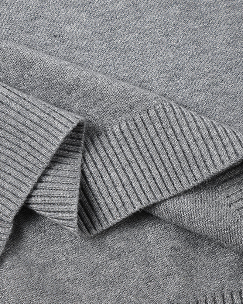 JANGSAN Rollkragenpullover aus Merinowolle